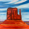 Mitten in Monument Valley